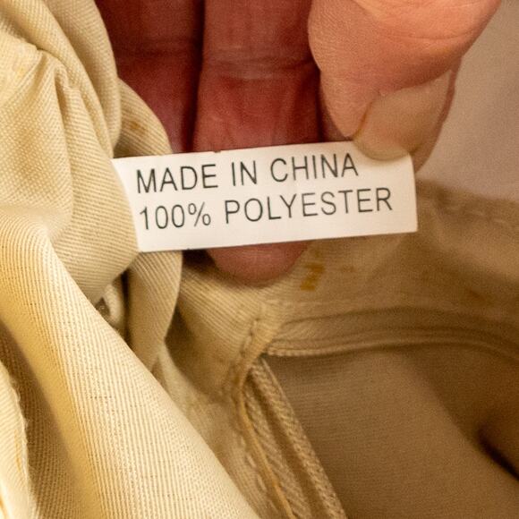 Vintage Womens Large Purse Tan White G Signature Roomy 3 Compartment Satchel Bag - Picture 8 of 8